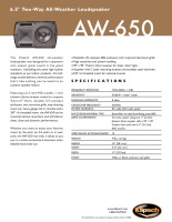 Klipsch AW-650 - Brochure-2